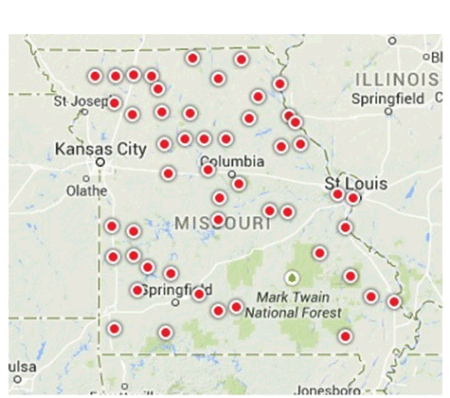 Minimum temperature records established on November 18, 2014.