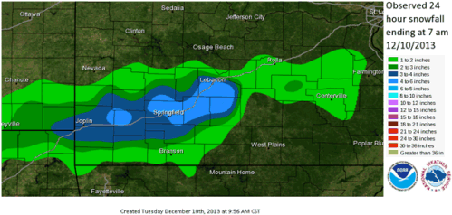 Winter Storm on Dec 9, 2013