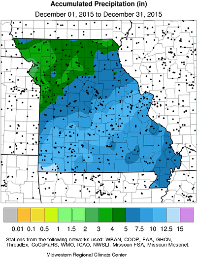 Accumulated Precipitation (in) December 1, 2015 to December 31, 2015