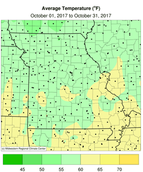 What Is The Average Low Temperature In Springfield Missouri at Arthur