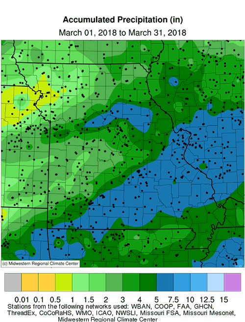 48 hr rainfall totals map missouri