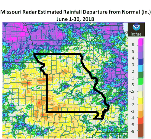 48 hr rainfall totals map missouri