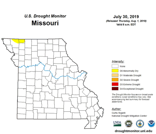 Drought Monitor Missouri