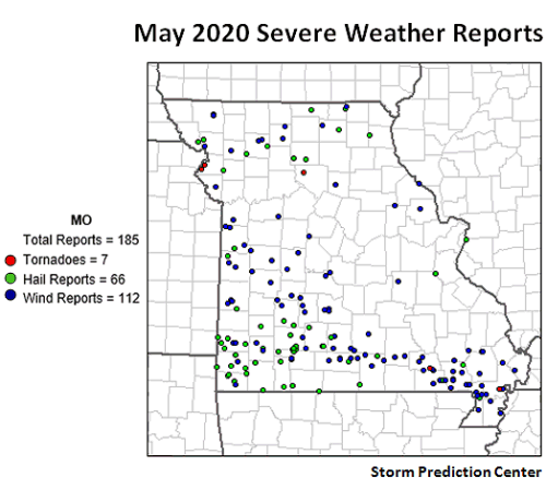 May 2020 Severe Weather Reports