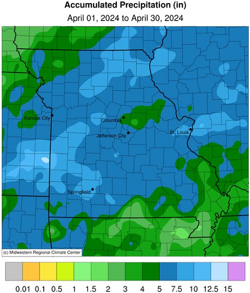 Accumulated Precipitation (in): April 01, 2024 to April 30, 2024